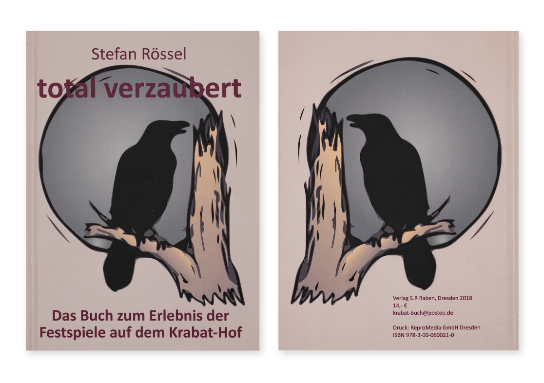 Buchcover „total verzaubert“ von Stefan Rössel, Vorder- und Rückseite